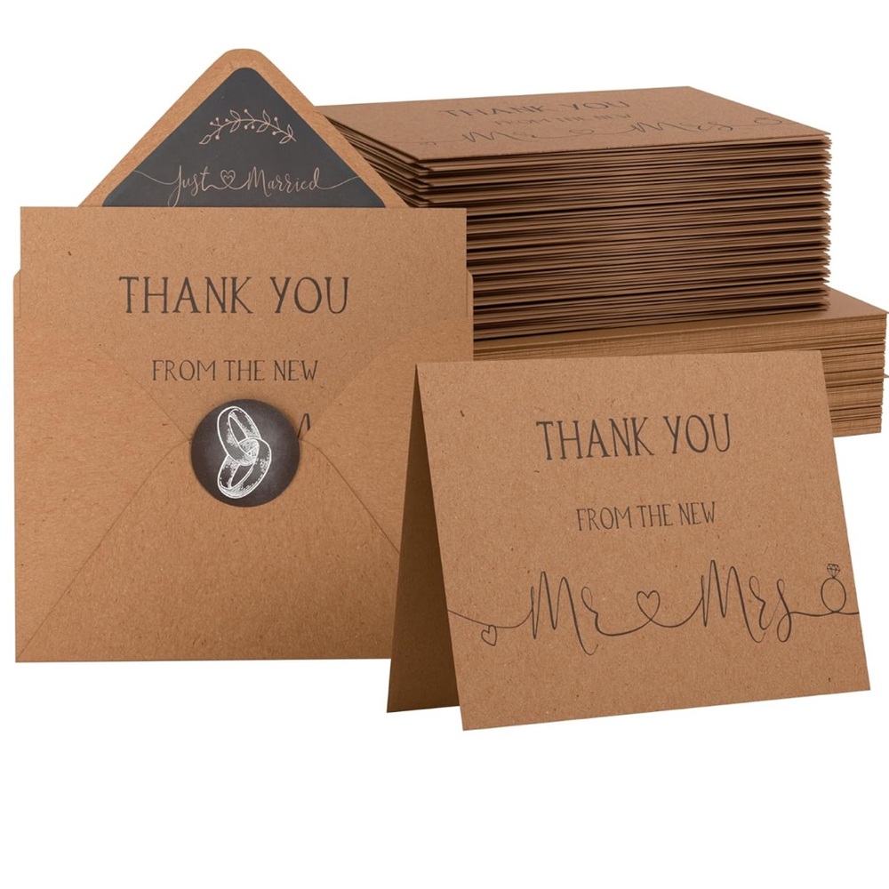Rustic Thank You Cards